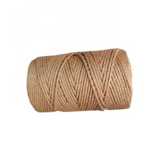 Hot Selling 3 Strands Twisted Hemp Rope Natural Fiber Sisal Twine 100% Jute Rope for DIY Crafts and Packaging