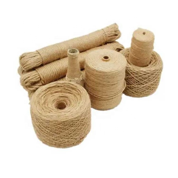 1.5mm 2mm 3mm Natural Jute Tan sisal Twine Rope Manila thick twine Rope twist hemp bondage Jute Braids rope