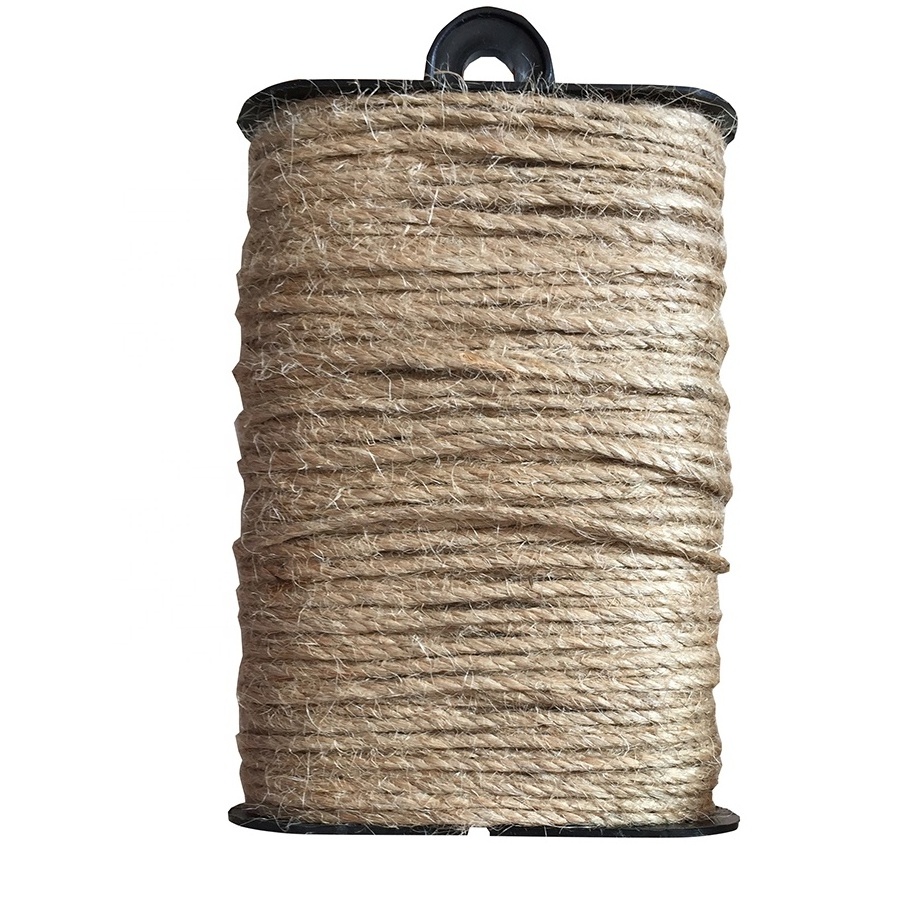 Best Selling 3 strands Jute Twine Burlap String Twine Wraps Decoration Ornament Hemp Rope