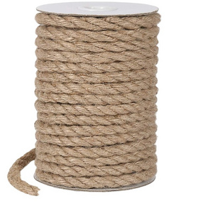 Custom High Quality Dyed Colored Natural Hemp Jute Rope Roll Jute Twine Color Cord Gift Packaging Rope