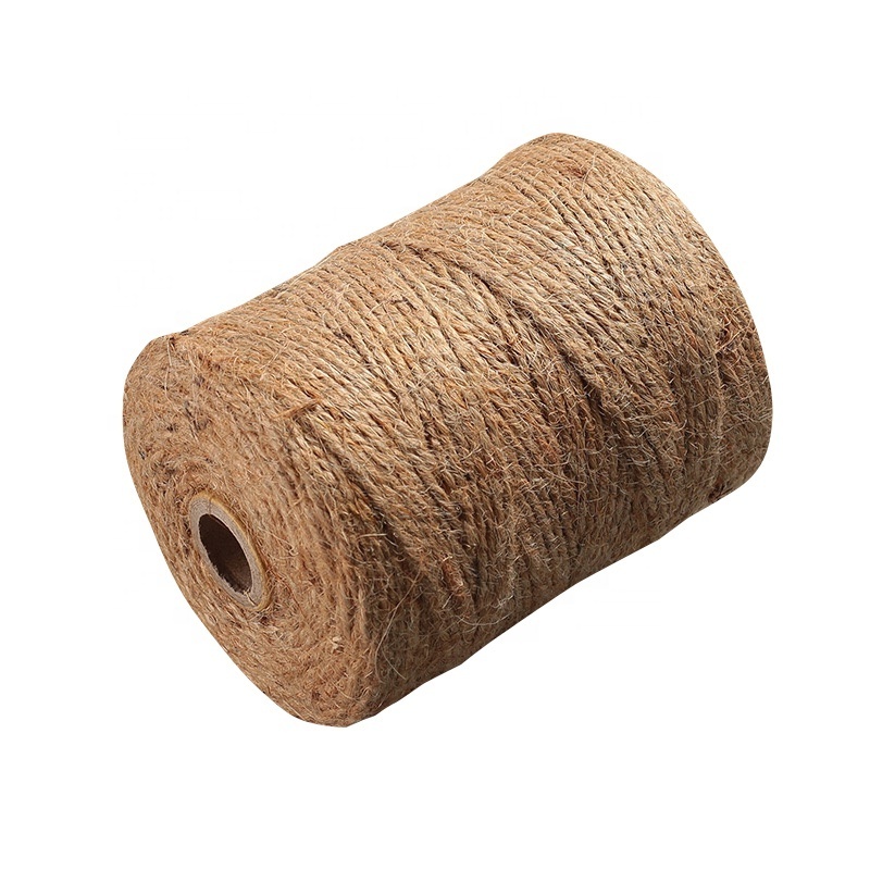 Best Selling 3 strands Jute Twine Burlap String Twine Wraps Decoration Ornament Hemp Rope