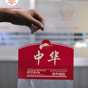 Custom OPP bag freshness export fruit PP bag for selling dragon fruit with logo printing anti fog OPP bags in bulk