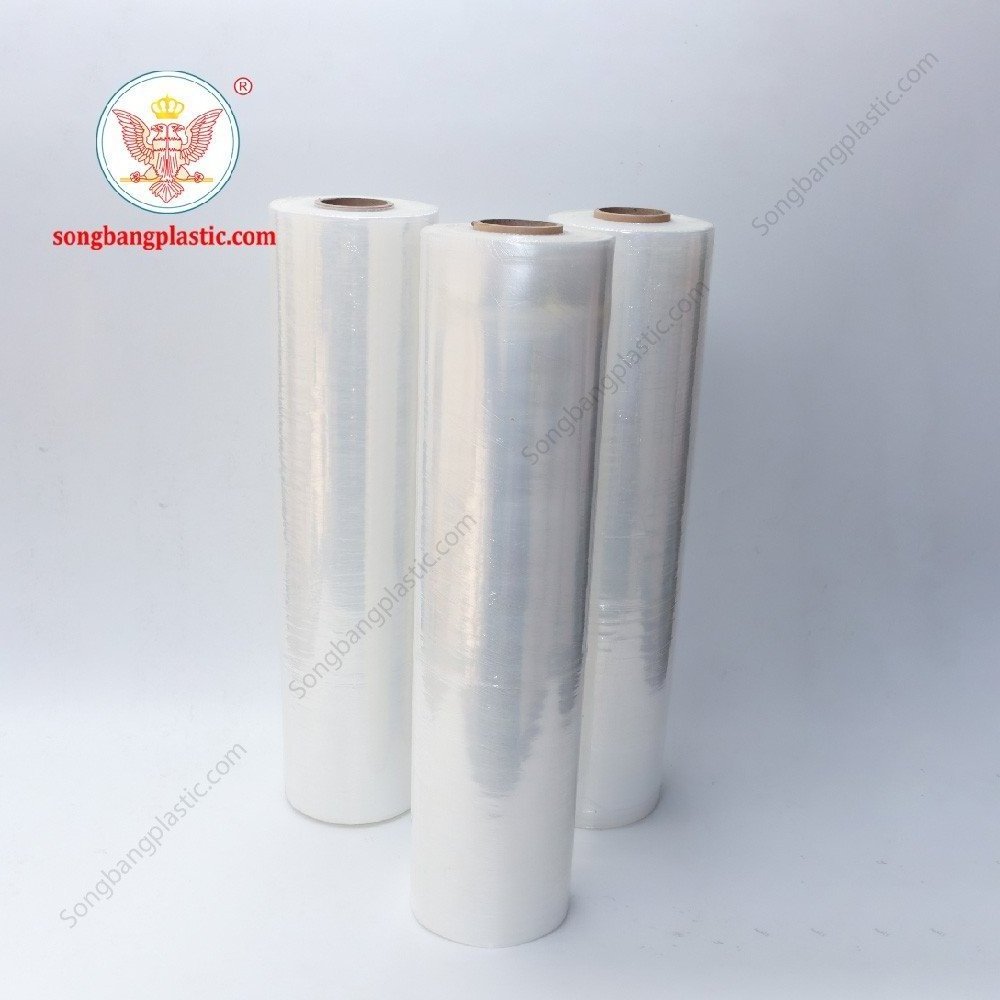 PE Transparent Wrapping Plastic Roll Protective Industrial Pallet Film for Packaging for Supermarkets and Industries