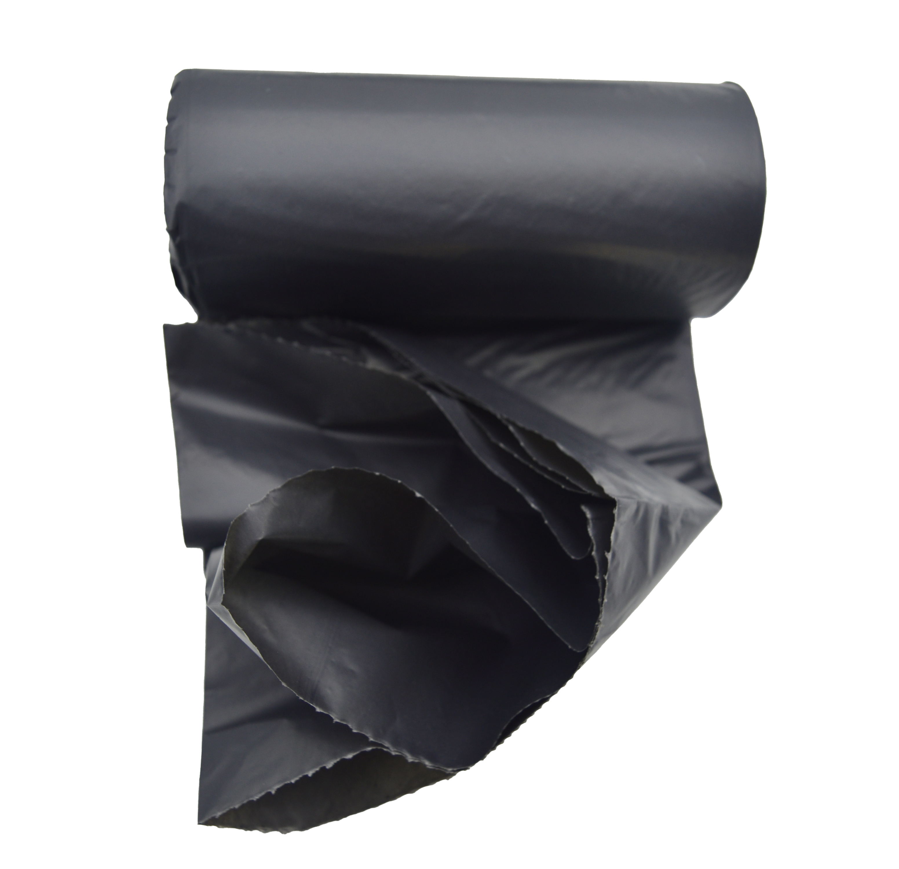 Black plastic large garbage bag plastic trash bag lining plastic dustbin lining heavy duty bin liners roll garbage bag