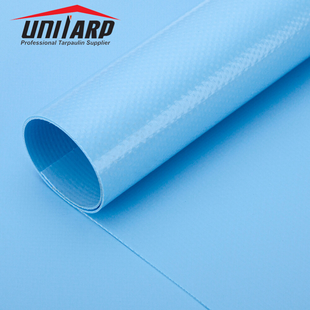 10 Feet PVC Rolls 18oz 610gsm Woven Knife Coated Semi-coating PVC Tarpaulin Material