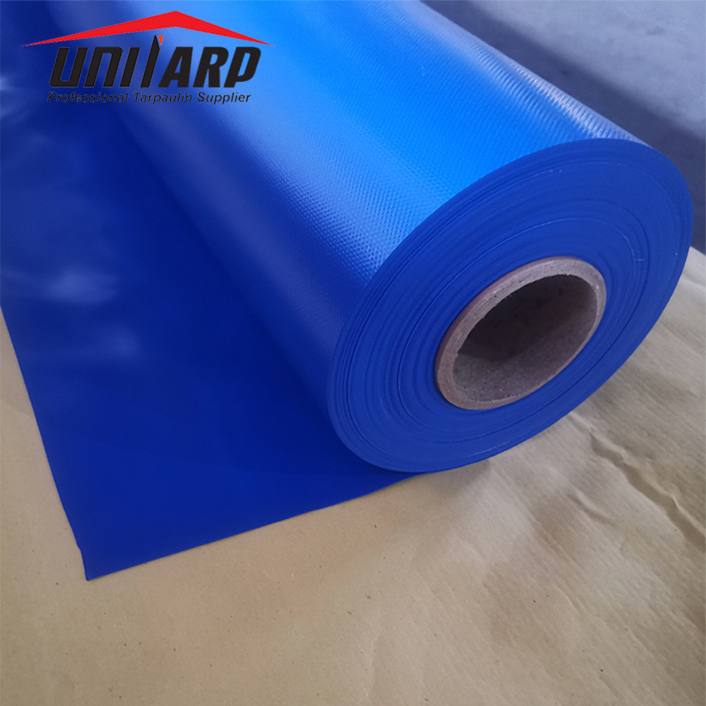 Uni-tarp Tarps Flexible PVC Coated Laminated Tarpaulin Waterproof Vinyl Coated Polyester Woven Fabric for Truck Cover, Tent