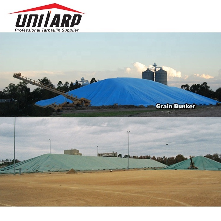 Plastic Hay Cover Bunker Silage Cover Outdoor Cover for Corn, Wheat, Grain