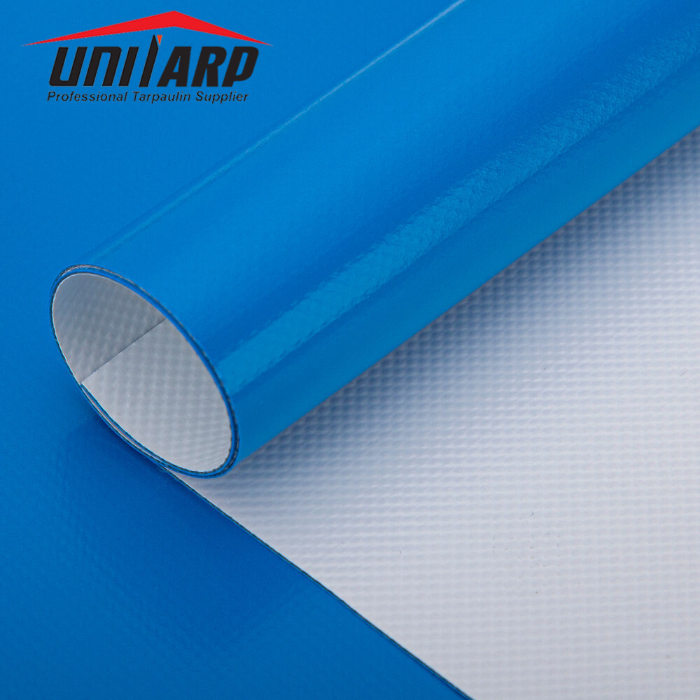 10 Feet PVC Rolls 18oz 610gsm Woven Knife Coated Semi-coating PVC Tarpaulin Material