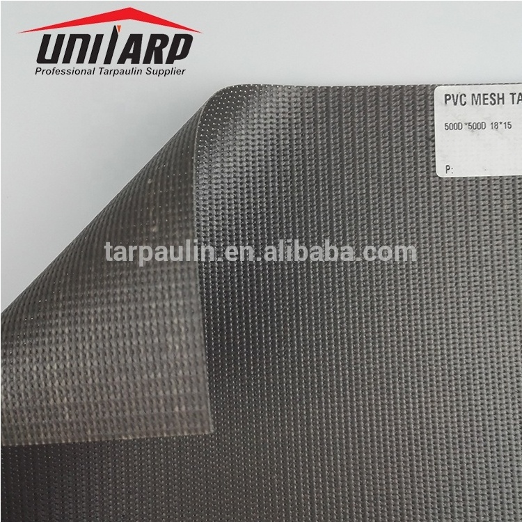 Unitarp Outdoor Furniture Beach Chair Mesh Material Recycled Polyester PVC Mesh Fabric for Outdoor Furniture