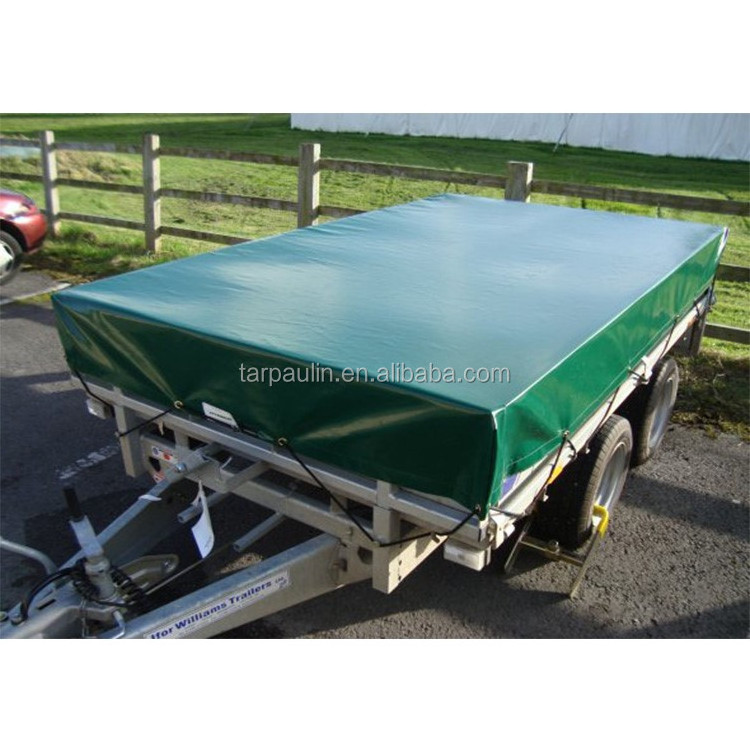 Waterproof custom 6x4, 7x4, 7x5, 8x4 and 8x5 Pvc tarpaulin cover pvc box utility cargo trailer covers