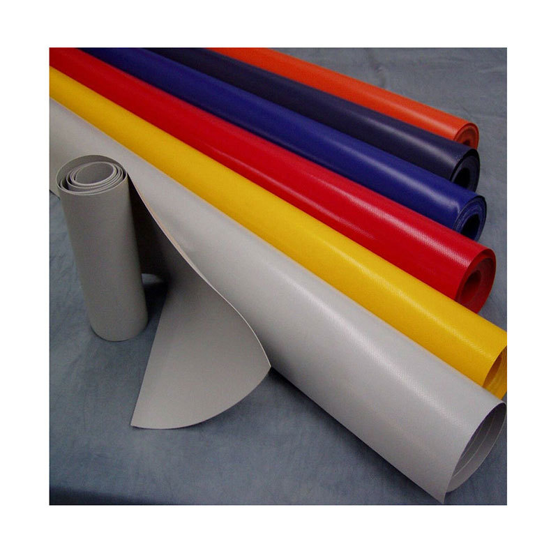 PVC material heavy duty polyester fabric tarpaulin for inflatable boat material