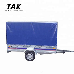 6x4 waterproof box travel pvc ripstop cage multi-purpose trailer cover tarps canvas tarp roof cover utility cargo trailer covers