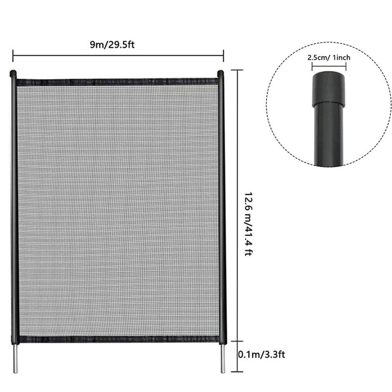 TAK Portable Swimming Child Removable Pool Fence Panel  Mesh Folding Pool Fence