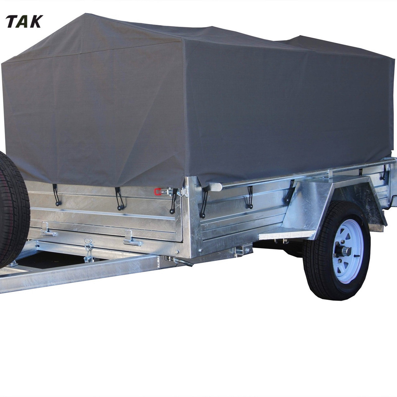 6x4 waterproof box travel pvc ripstop cage multi-purpose trailer cover tarps canvas tarp roof cover utility cargo trailer covers