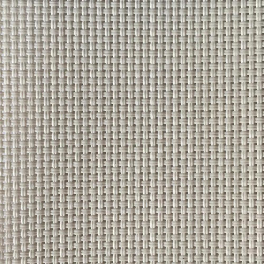 Heavy Duty White Waterproof PVC Vinyl Coated Polyester 500gsm Mesh Fabric for Outdoor Furniture