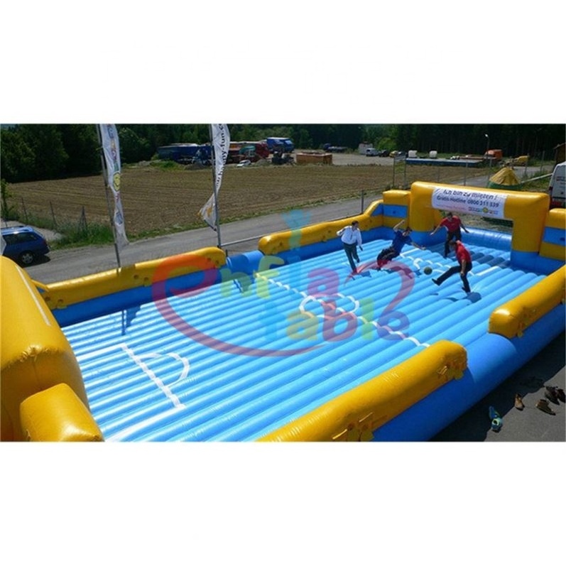 Commercial Sport Games Inflatable Soap Football Arena Inflatable Soccer Field