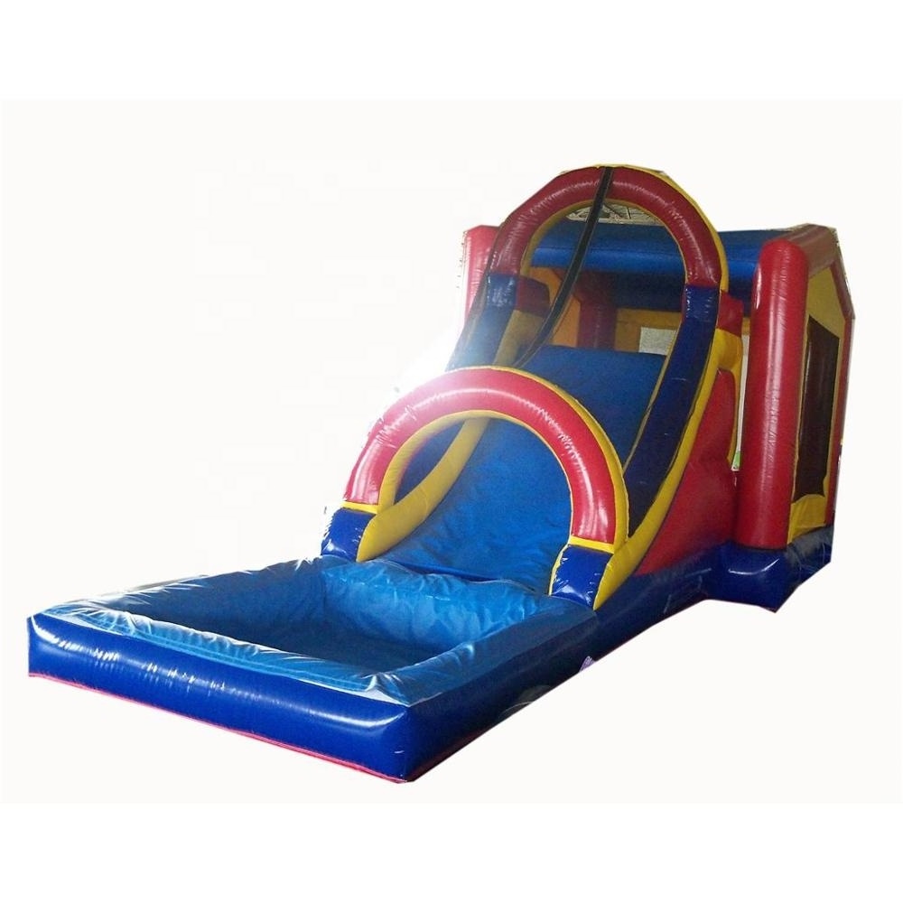 Hot Sale Commercial  Kids Party Rentals Small Pool Inflatable Bounce House Water Slide