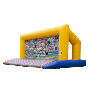 Inflatable football field soccer training goal/inflatable football goal kick with floor/inflatable volleyball court inflatable s