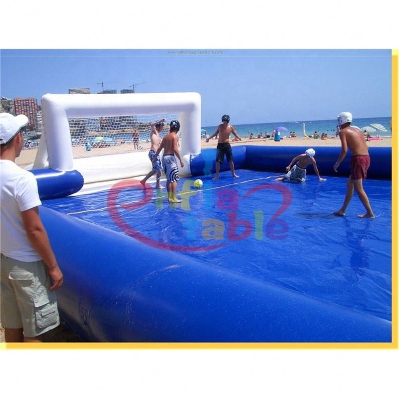 Movable Air Sealed Outdoor Sport Games Arena Football Soap Court Inflatable Soccer Field For Sale