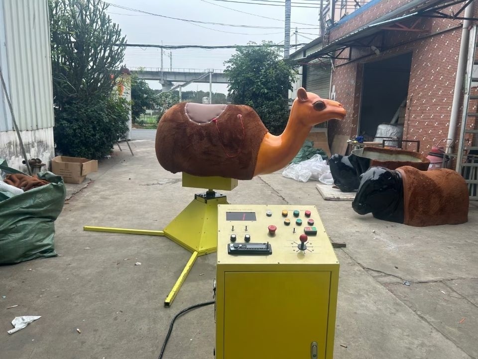 Adult Games Mechanical Camel Riding Inflatable Mechanical Camel Parts/Amusement Park Electric Camel Machine Mechanical Ride Game