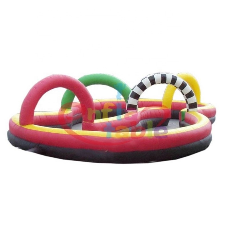 Inflatable Go Kart Track / Inflatable Race Track / Racing Inflatable Track For Quad Bikes