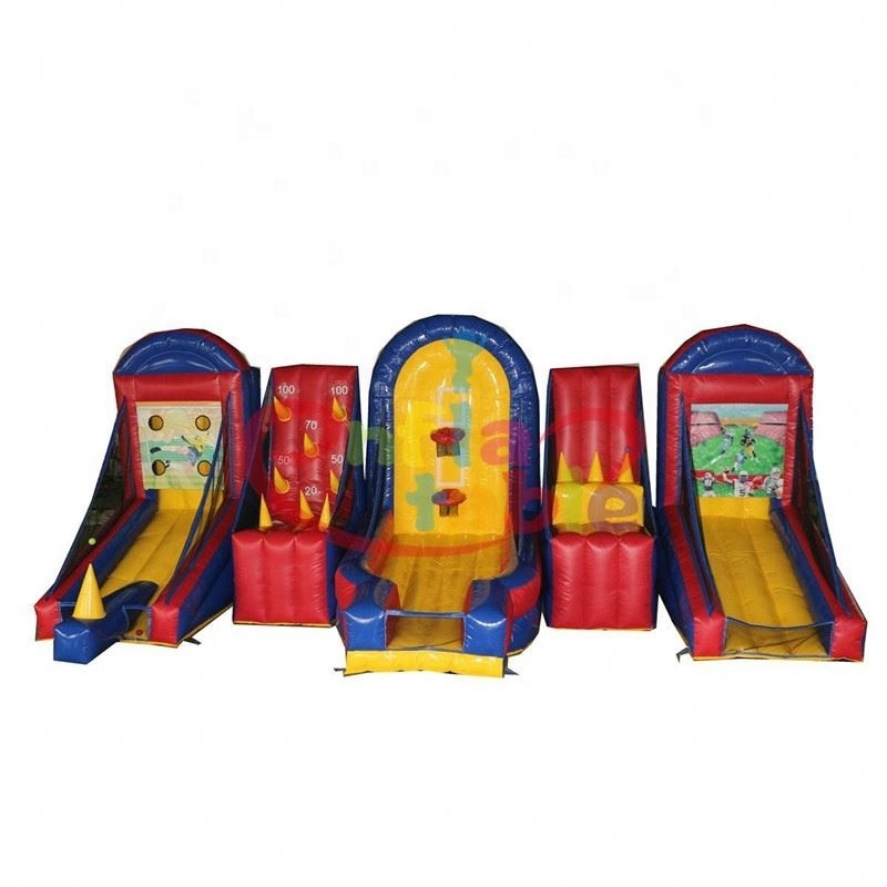 Interactive Inflatable Basketball Game, Inflatable Shooting Game For Sale, Inflatable Carnival Sport Game