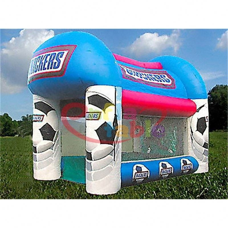 Inflatable Football Shooting Target Game For Event/Inflatable Speed Cage/Inflatable Training Soccer Court For Kids