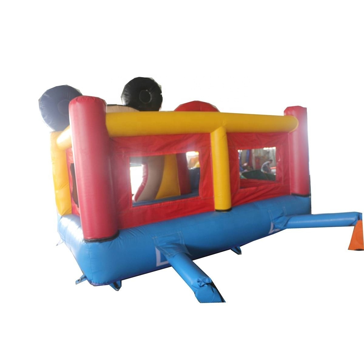 Balloon Jumping Bouncer Castle Combo Bouncy Commercial Grade Kids Inflatable Bounce House With Slide