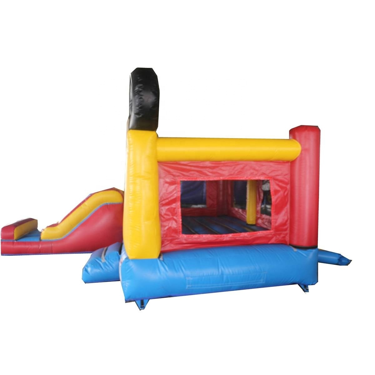 Balloon Jumping Bouncer Castle Combo Bouncy Commercial Grade Kids Inflatable Bounce House With Slide