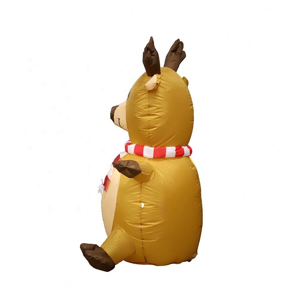 factory wholesale Commercial Custom Outdoor Party Decoration 1.2M Tall Advertising Inflatable Christmas sheep