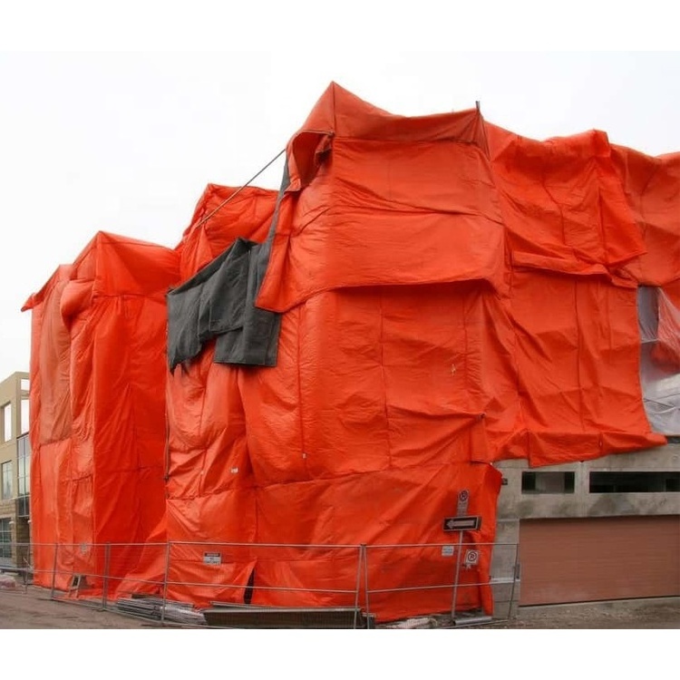 wholesale orange concrete curing tarps Insulated cement curing blankets