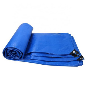 Industrial Waterproof Polyethylene 5-mil Poly Tarp Blue for Garden Furniture Shed Camping