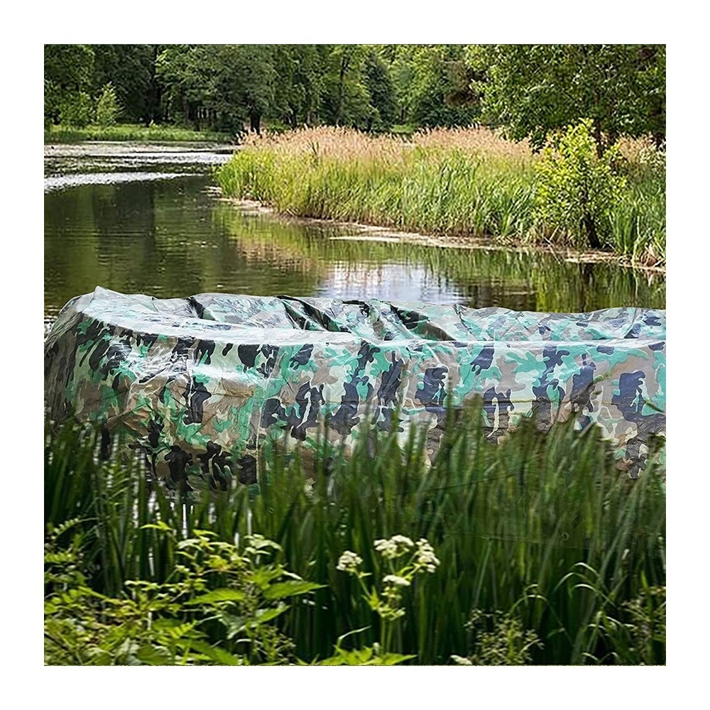 Low Price Poly Tarp Pe Material Woven Jungle Tarpaulin Camouflage Protection Tarpaulin