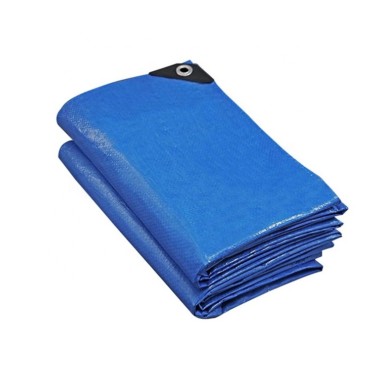 Industrial Waterproof Polyethylene 5-mil Poly Tarp Blue for Garden Furniture Shed Camping