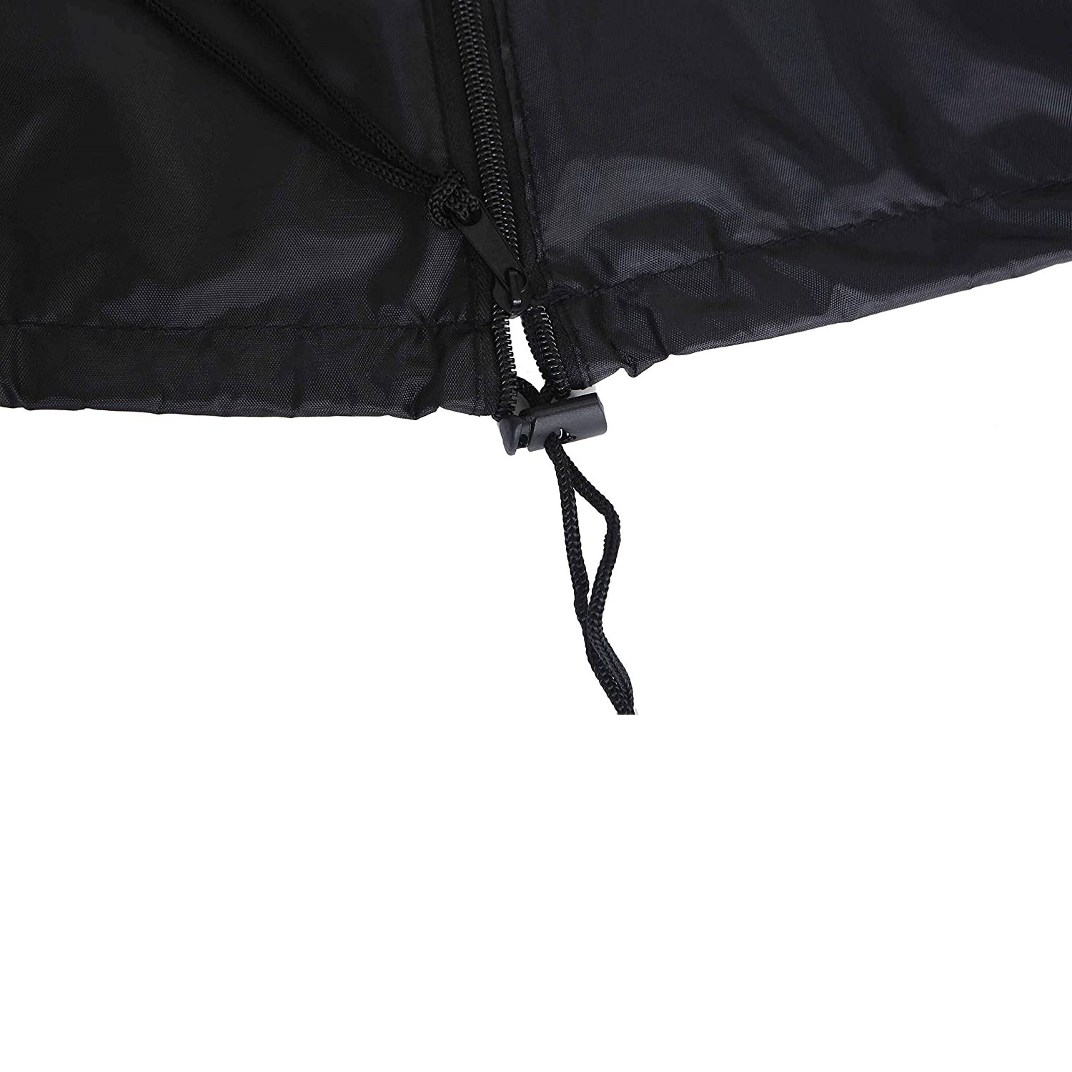 RPET waterproof outdoor market parasol cover with zipper durable for 7ft to 11ft outdoor umbrellas black patio umbrella covers