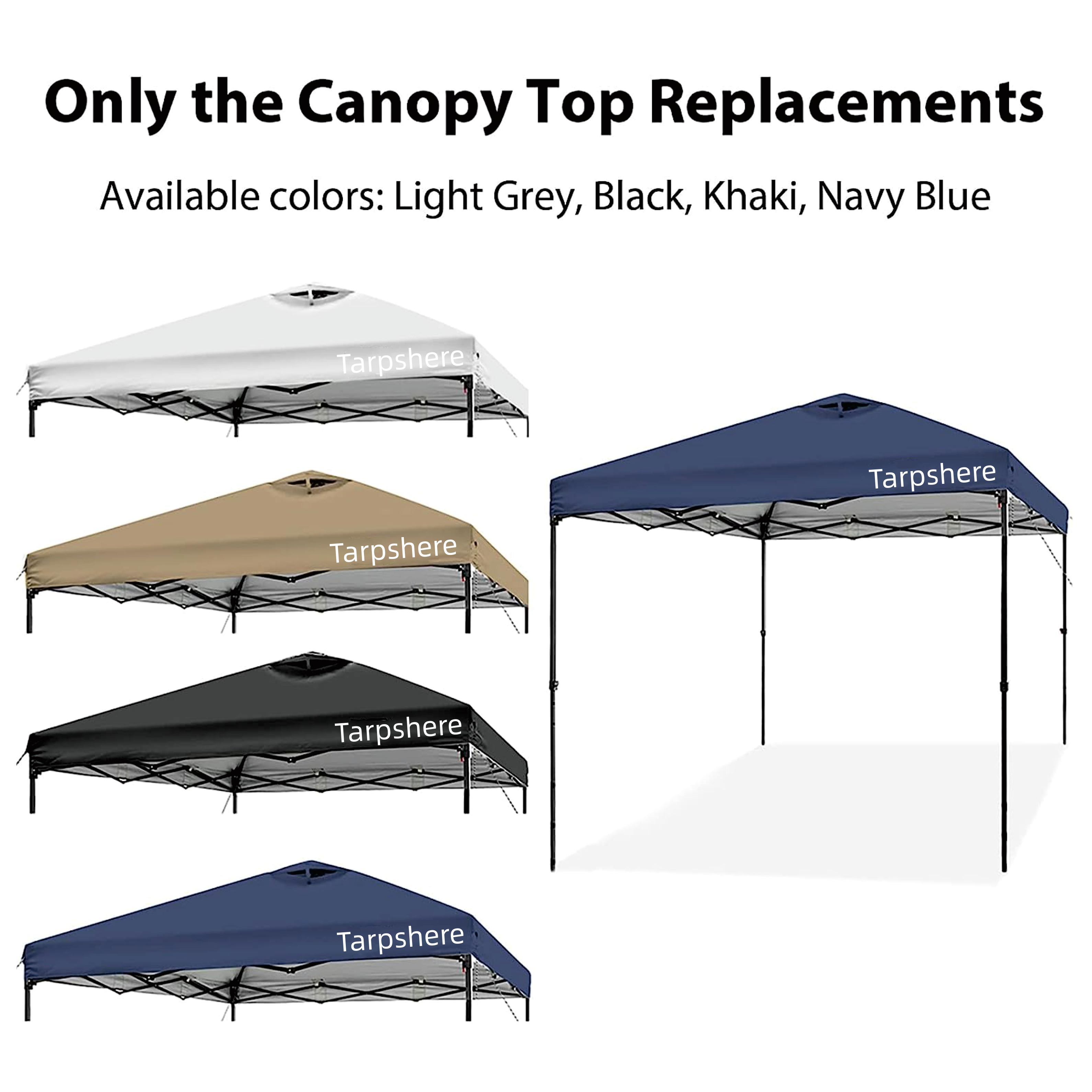 gazebo 10x10 ez up carport tarp tent pop up waterproof Canopy Tent Top Replacement Cover