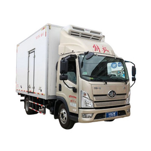 148hp 4X2 refrigerated van refrigerated truck air conditioner 1 ton 4.13m refrigerated box for van