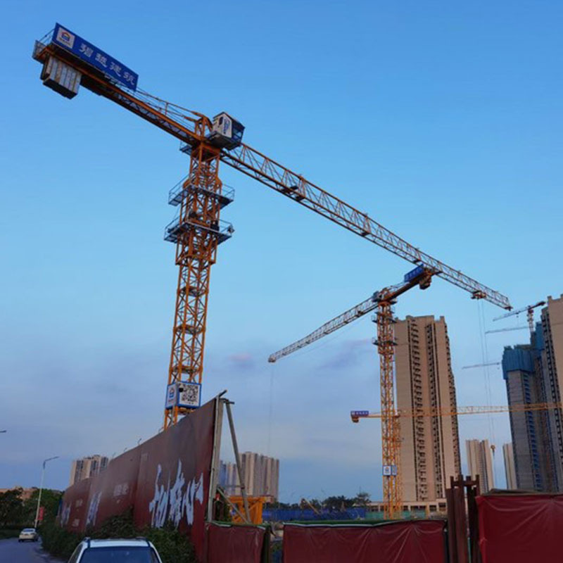 16t tower crane 50 m 60 m construction used potain tower crane in dubai