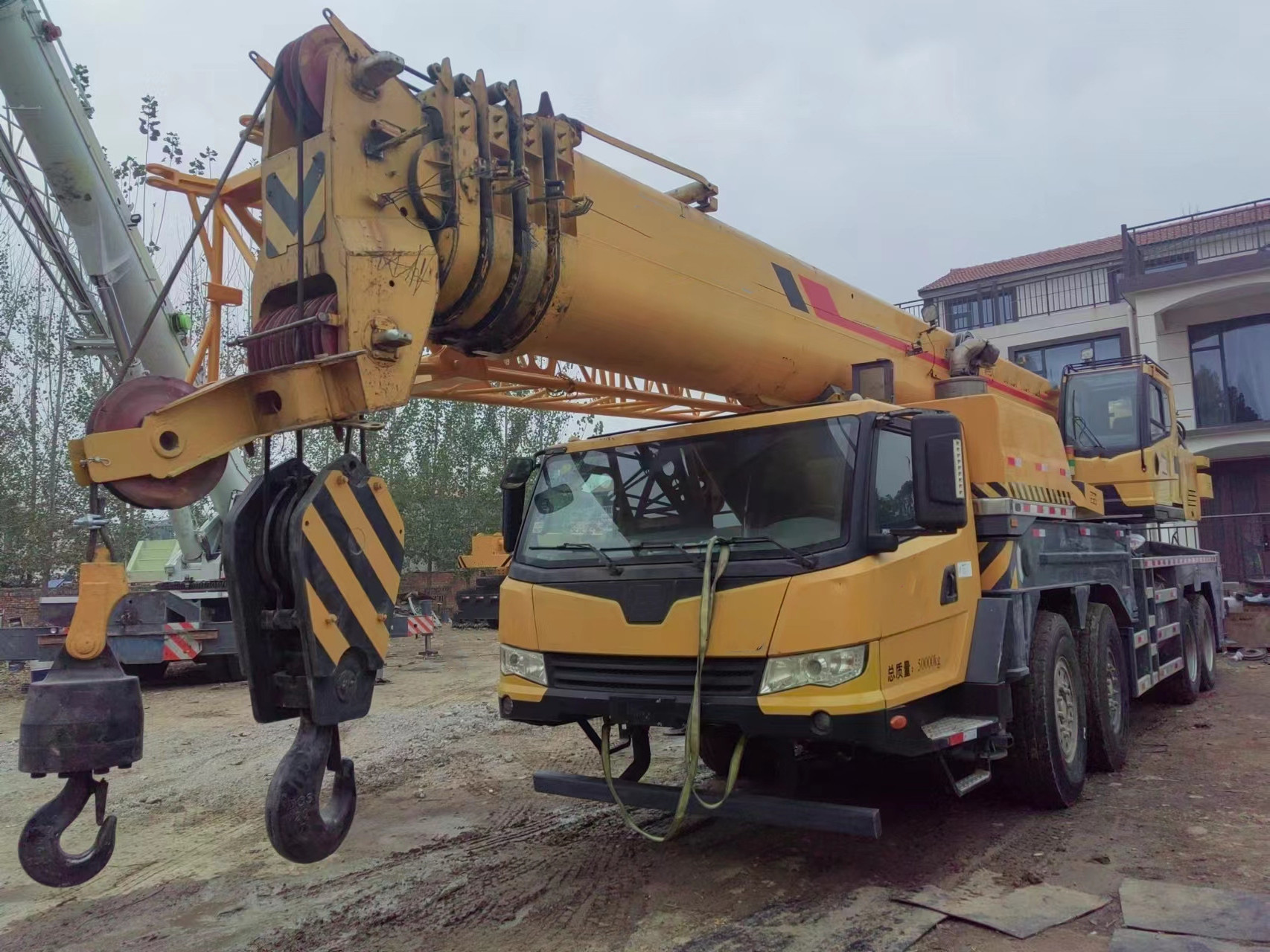 Cheap price 80 ton telescopic crane used 80 ton truck crane for sale