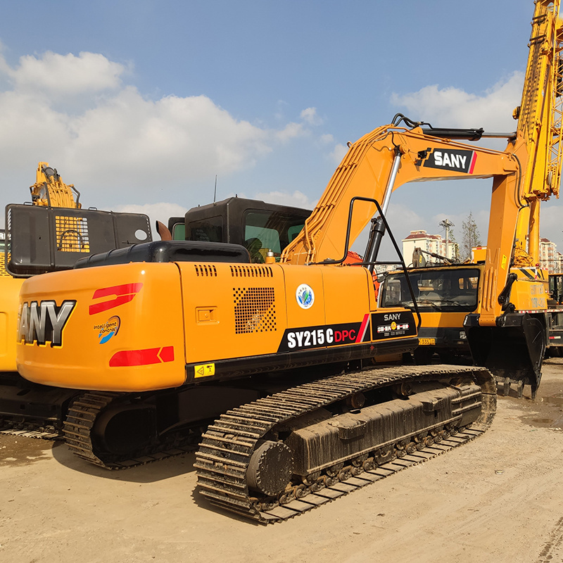 High quality 21 ton digger excavator used sany 215 excavator with cheap price