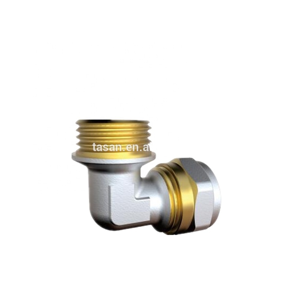 S6205 brass compression fittings Brass Fitting Elbow with MXC