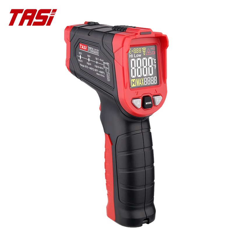 TASI TA601A Thermometers Infrared Industrial Non-contact Laser Gun Digital Infrared Thermometer for Industry