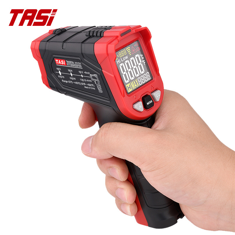 TASI TA601A Thermometers Infrared Industrial Non-contact Laser Gun Digital Infrared Thermometer for Industry