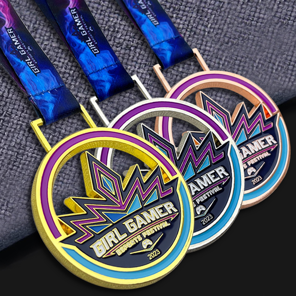 Custom Logo Cricket Fiesta Dance Championship Graduation Gymnastics Volleyball Swimming Carnival Metal Sports Custom Medal