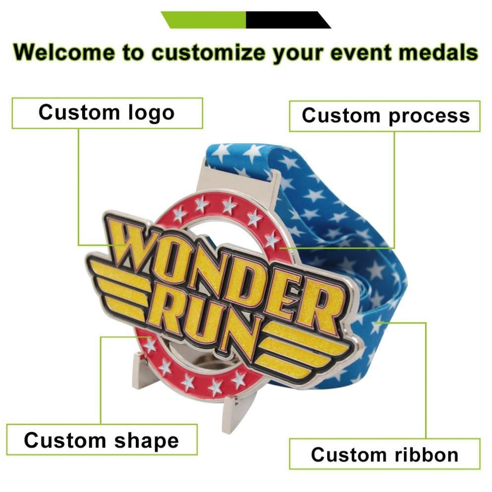 Best Seller Custom Snowflake Running Marathon Medals