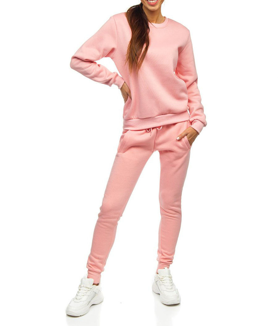 Hot Selling Track Suit 2 Piece  Womens Sweat suit Set, Sweat  Suits Set Pink Hoodies Women Sweatsuit