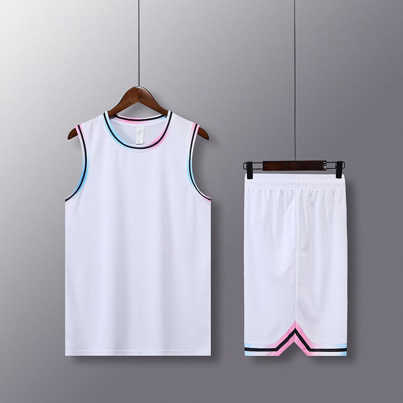 Customizable Men Women Basketball Jersey Sets Sport Kit Clothing Breathable Basketball Jersey Sleeveless Shirts Shorts Suit