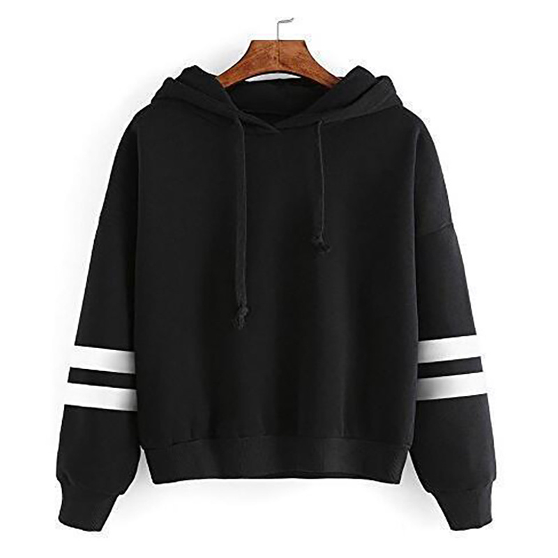 Men/Women Hoodie Red/White/Pink/Black/Green Sweatshirts Striped Hoodies Loose Long-sleeved Hooded Fleece Pullover