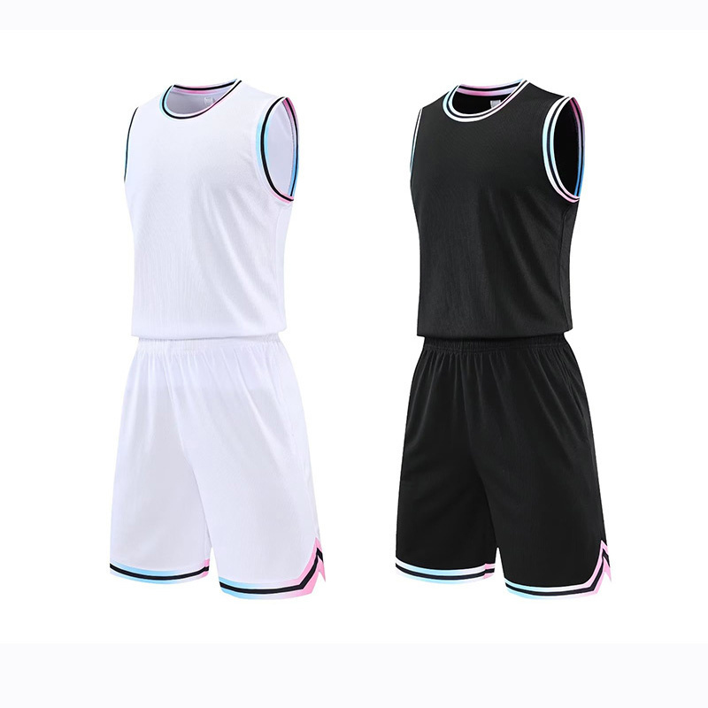 Customizable Men Women Basketball Jersey Sets Sport Kit Clothing Breathable Basketball Jersey Sleeveless Shirts Shorts Suit