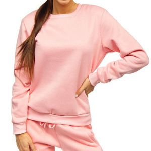 Hot Selling Track Suit 2 Piece  Womens Sweat suit Set, Sweat  Suits Set Pink Hoodies Women Sweatsuit